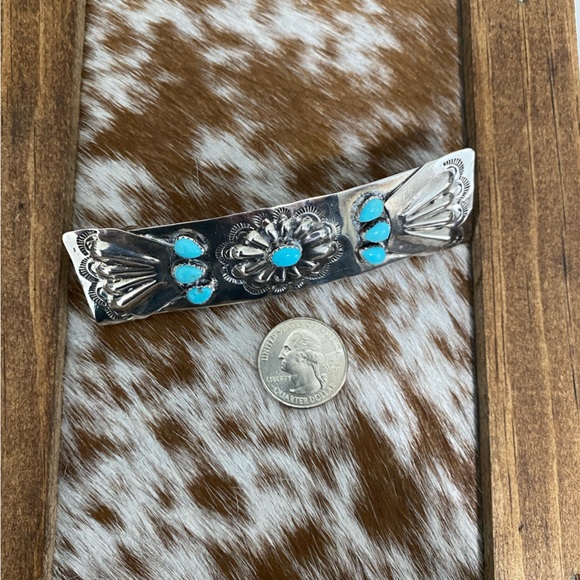 Turquoise barrette - Picture 2 of 4